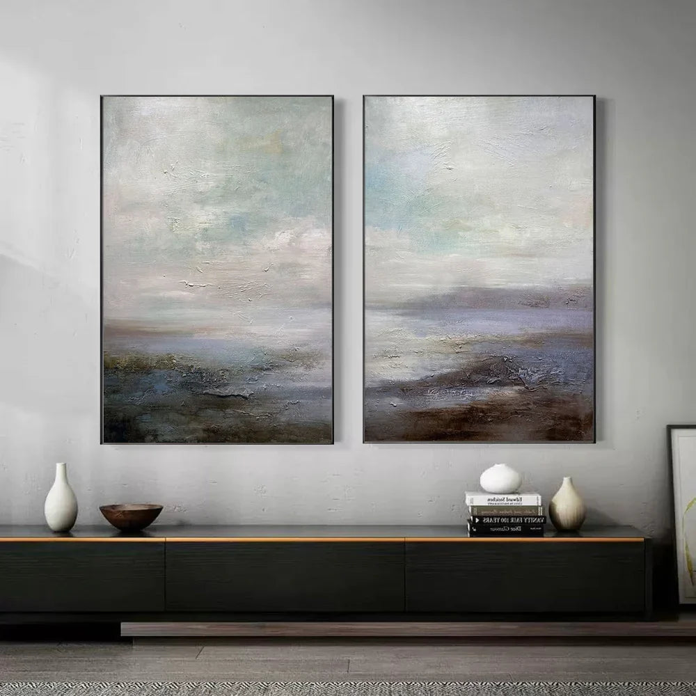 Minimalist Sea & Sky Art Set of 2 #SK003