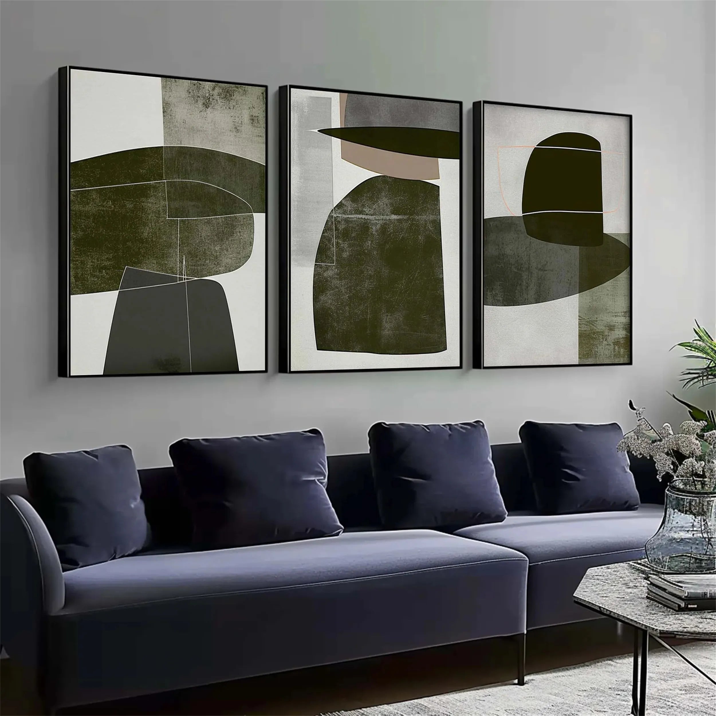 Abstract Tranquility Set of 3 #WA197