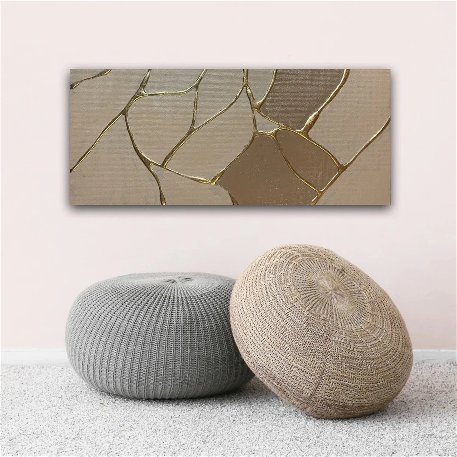 Minimalist Brown & Beige Art #MB021