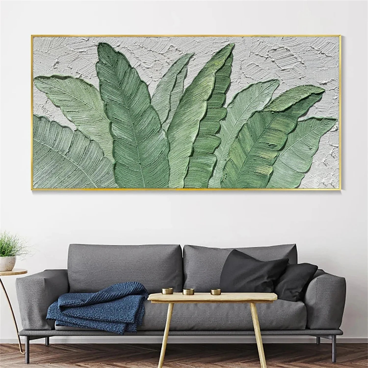 Colorful Flower & Tree Abstract  Wall Art #FT054