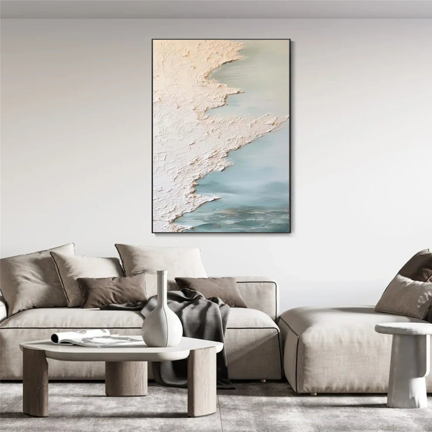 Sea & Sky Abstract_Textured_Wall Art #SK146