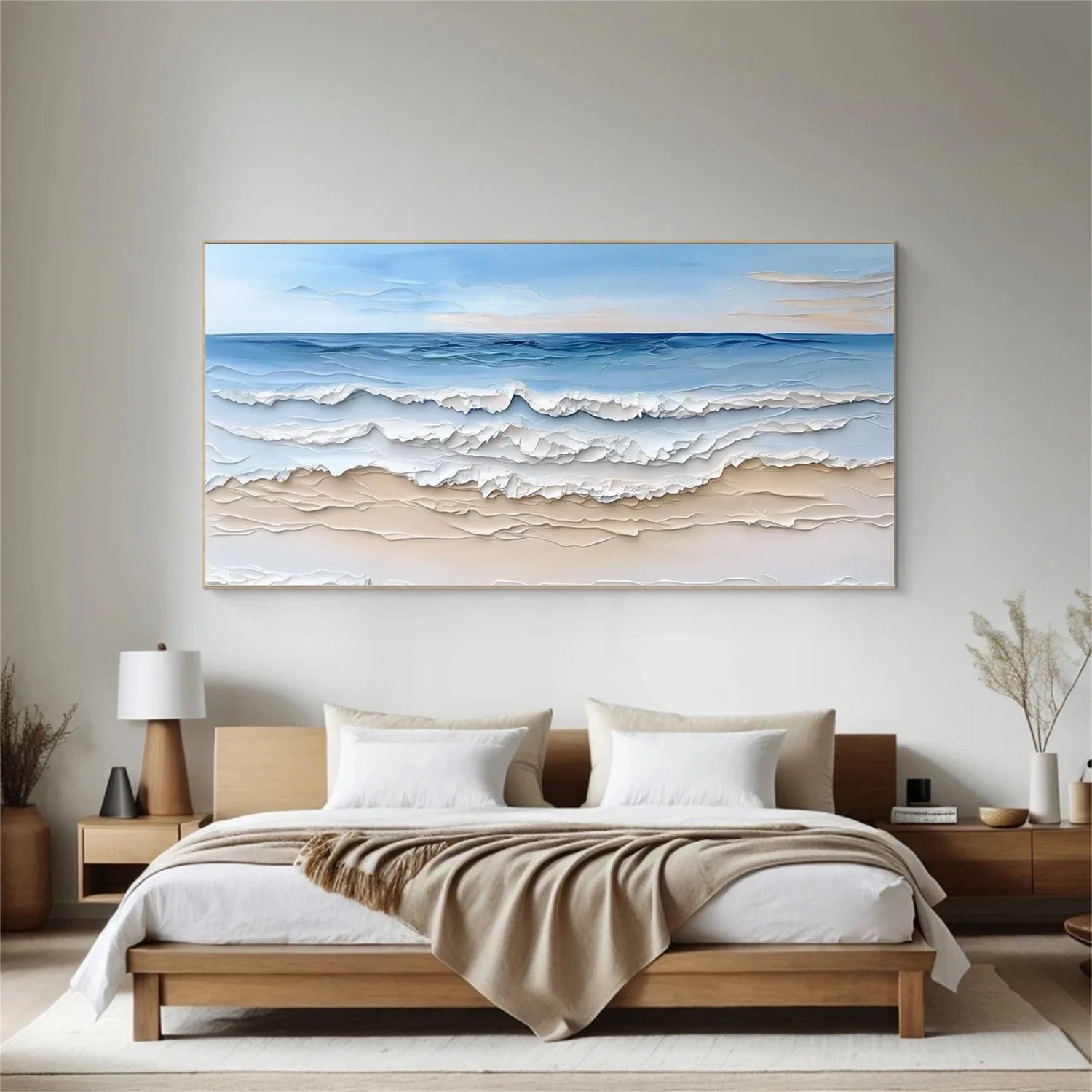 Sea & Sky Abstract_Textured_Wall Art #SK132