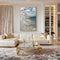 Hand-Painted Abstract Seascape Oil Painting, Neutral Coastal Wall Art #MD236