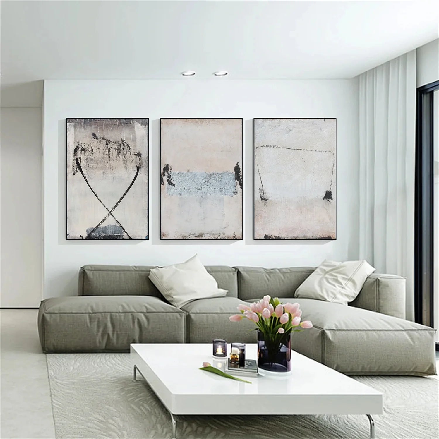 Wabi Sabi_Canvas Art Set of 3 #WA685
