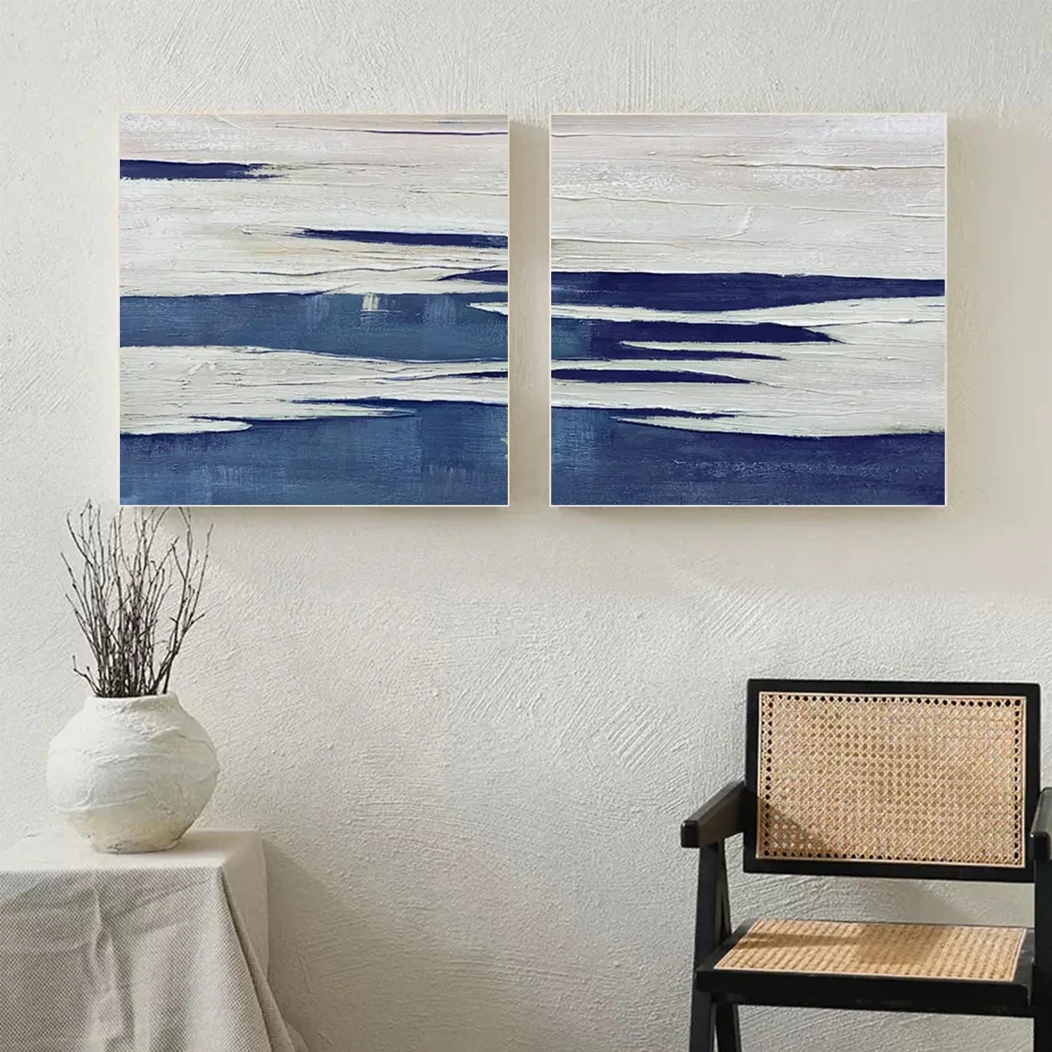 Abstract Canvas Art Set of 2 #WA633