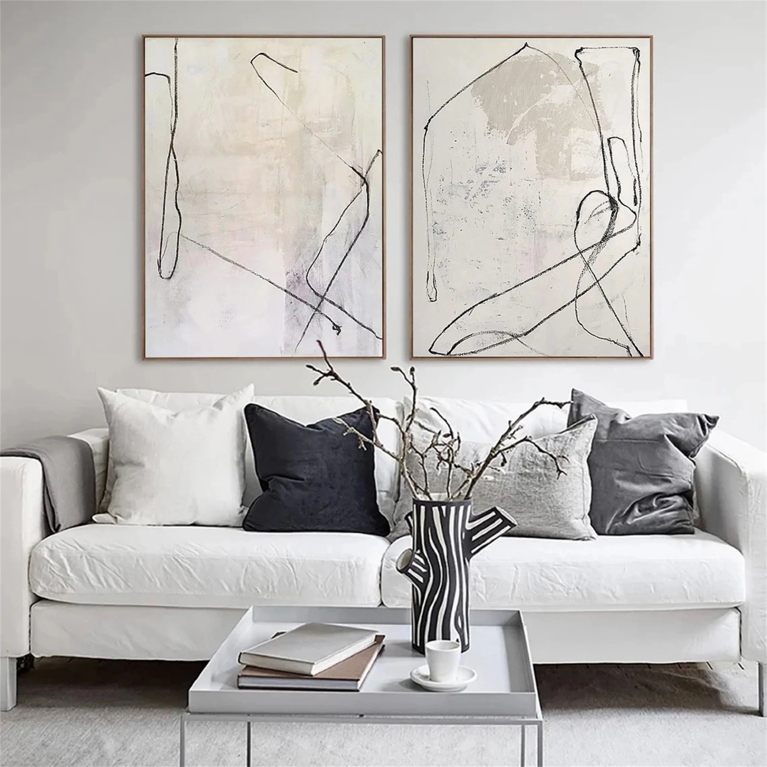 Abstract Tranquility Set of 2 #WA113