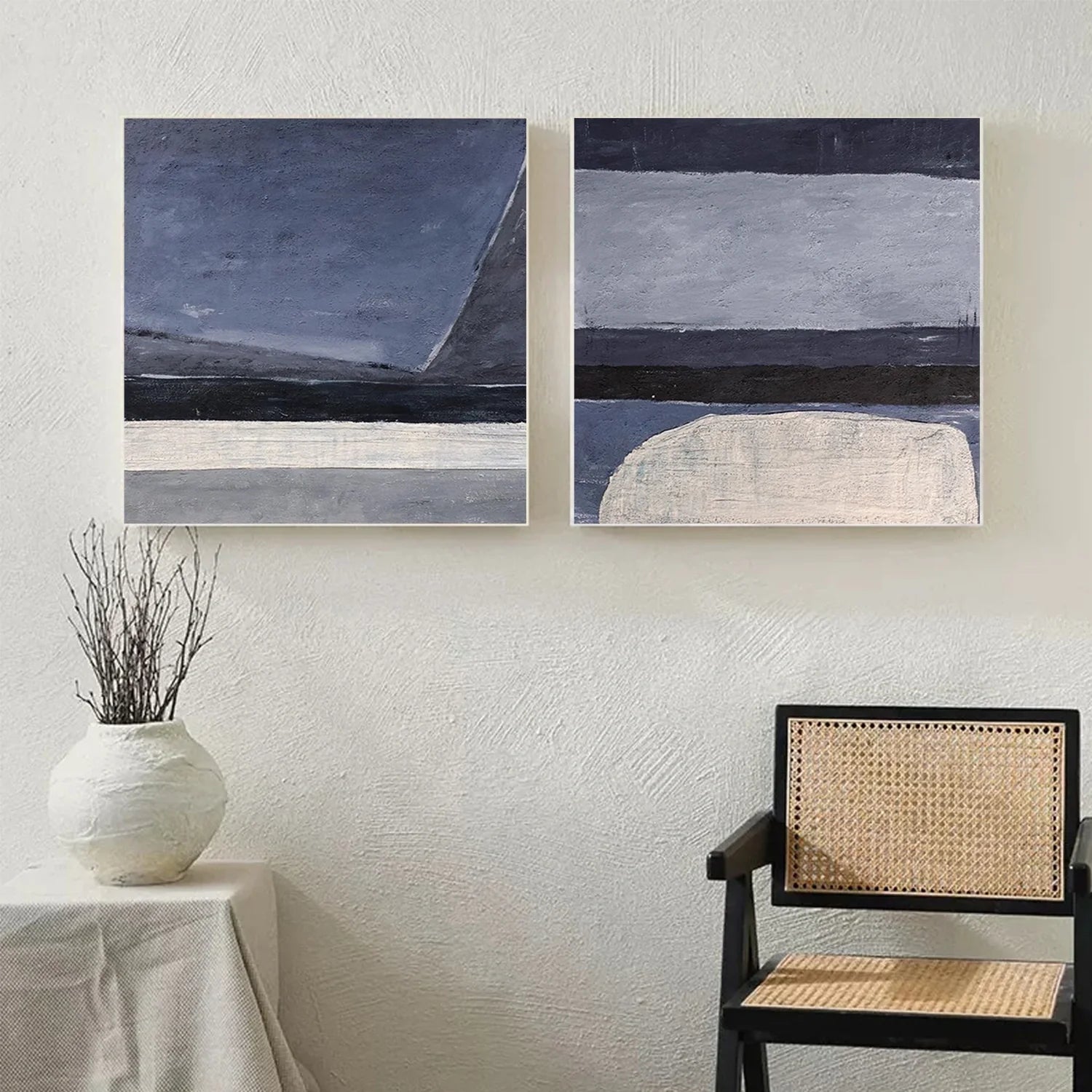 Abstract Canvas Art Set of 2 #WA634