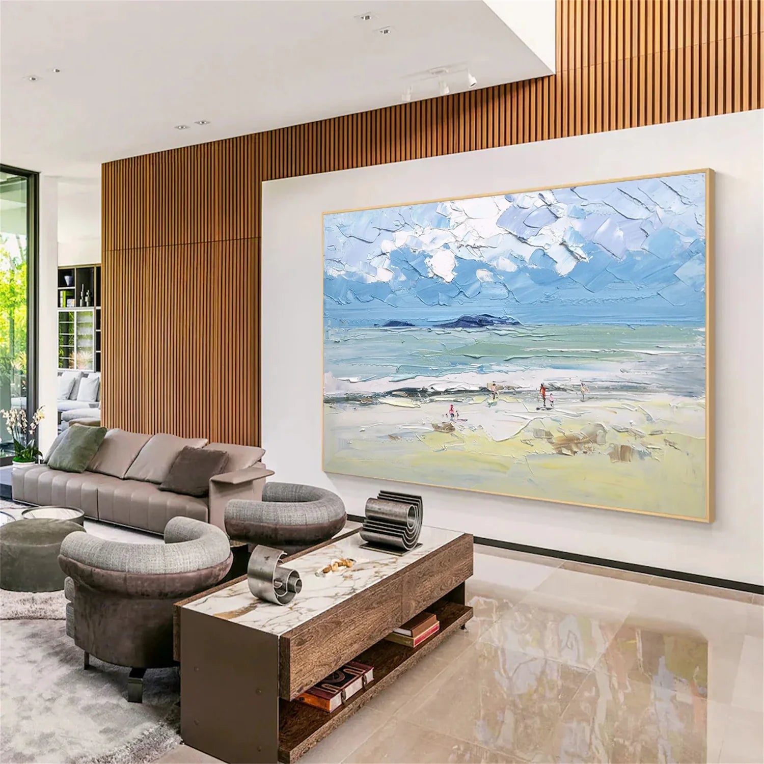 Sea & Sky Textured Art #SK097