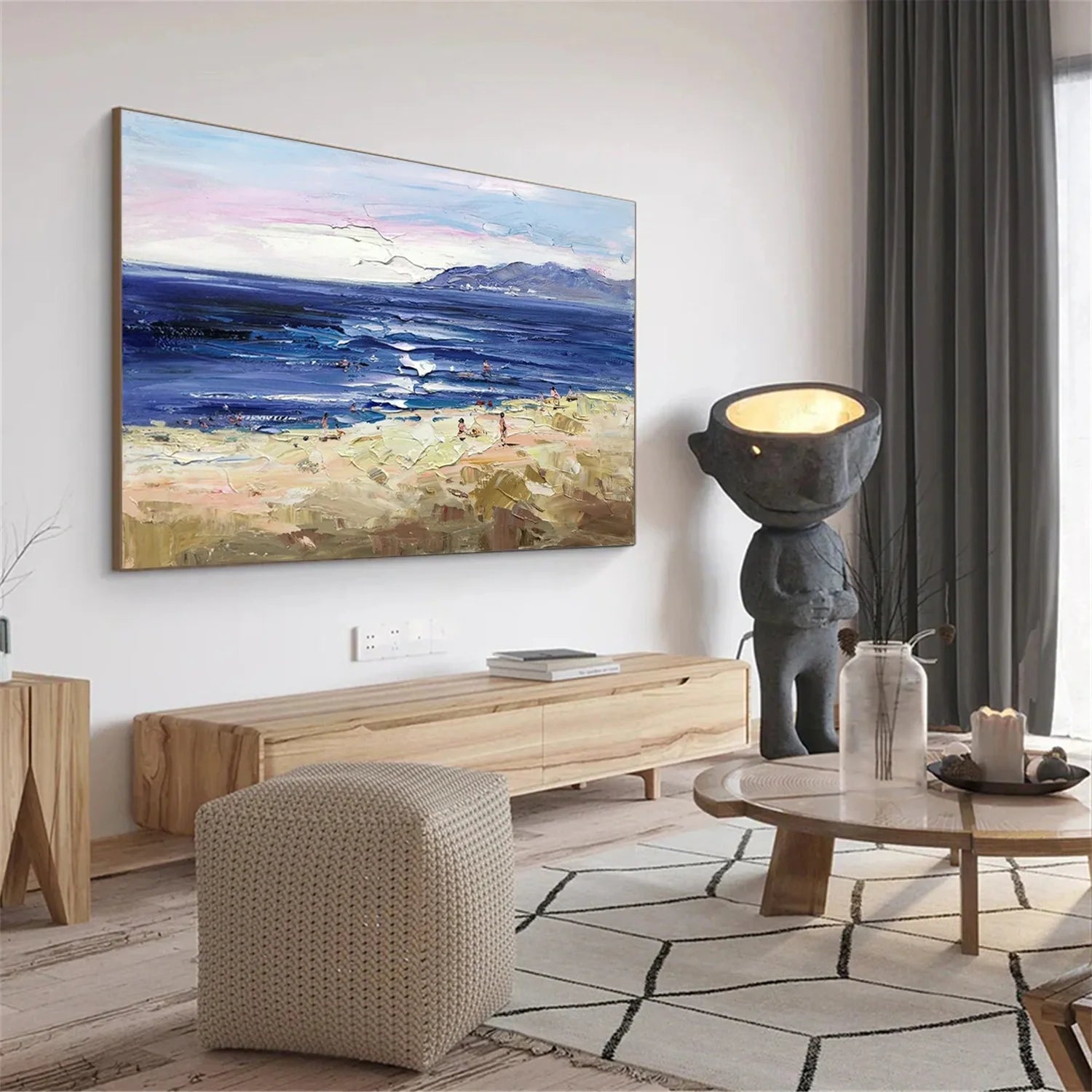 Sea & Sky Textured Art #SK095