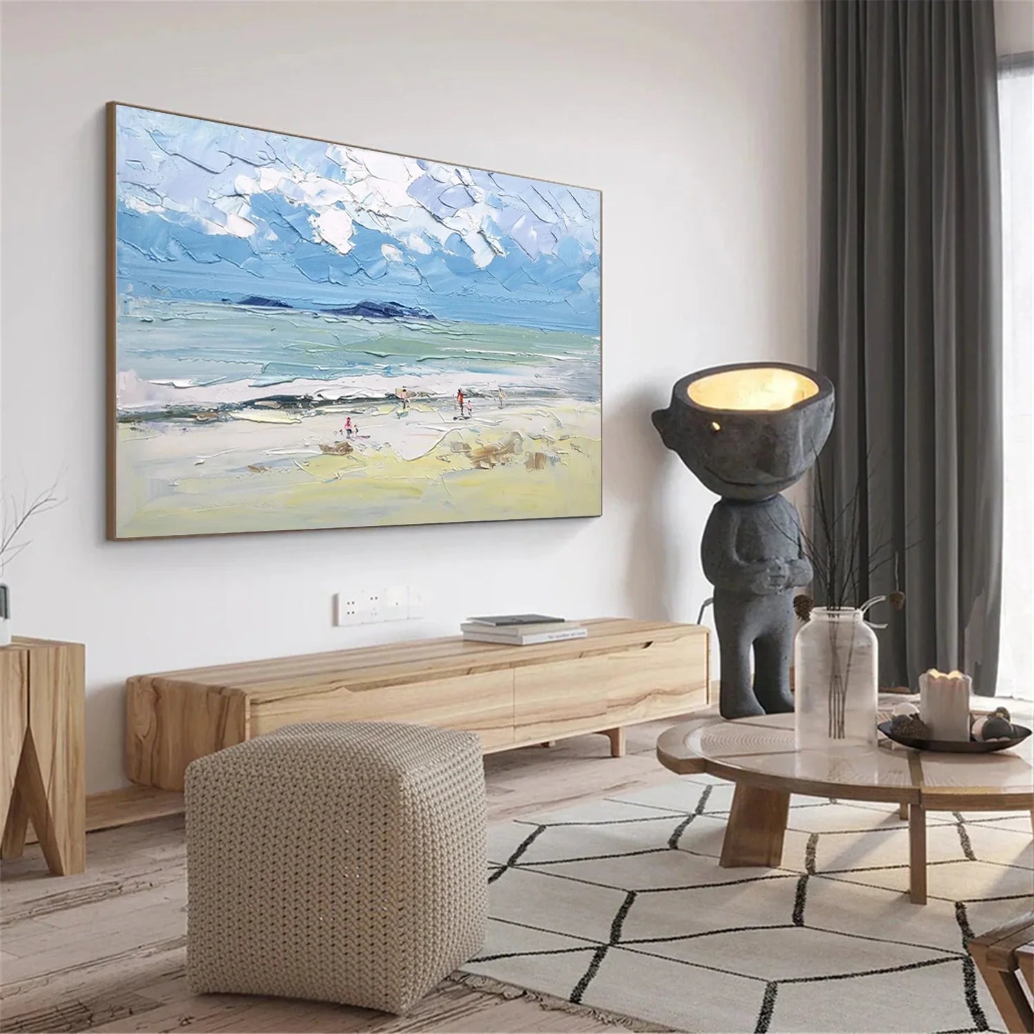 Sea & Sky Textured Art #SK097