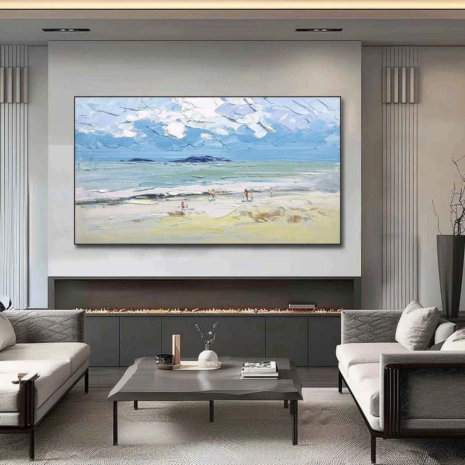 Sea & Sky Textured Art #SK097