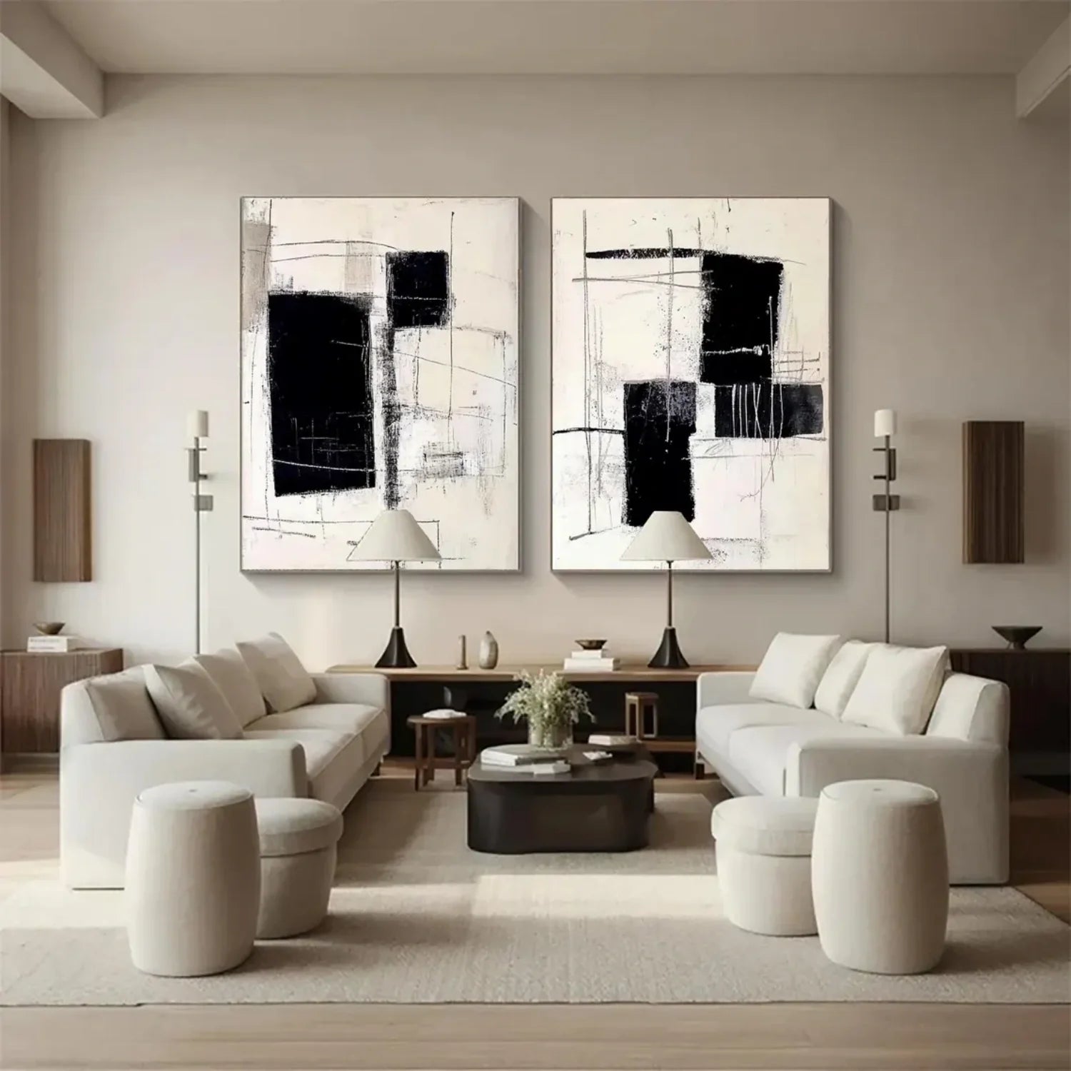 Abstract Tranquility Set of 2 #WA382