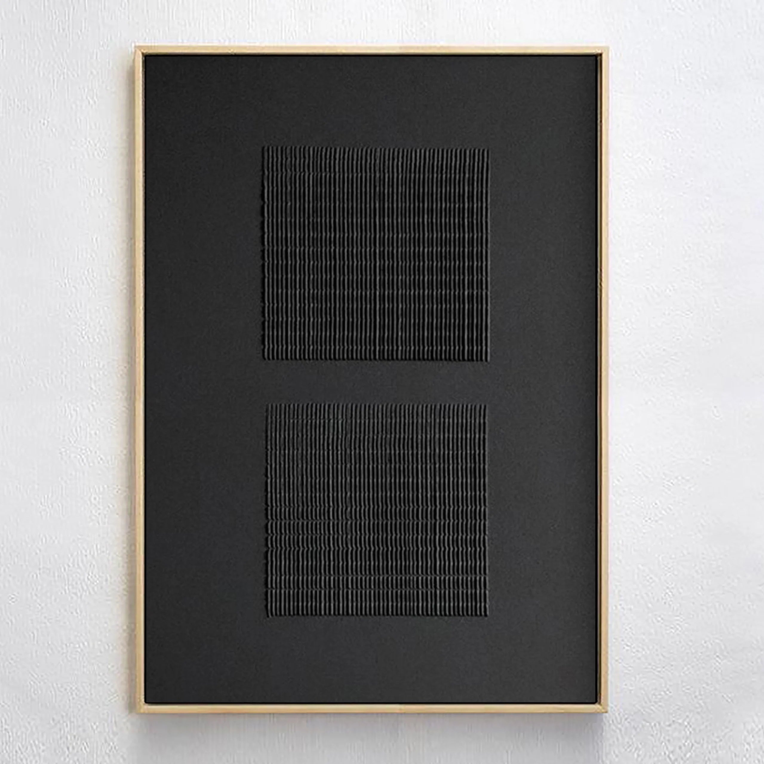 Original 3D Textured Minimalist Canvas Artwork for Living Room/Bedroom