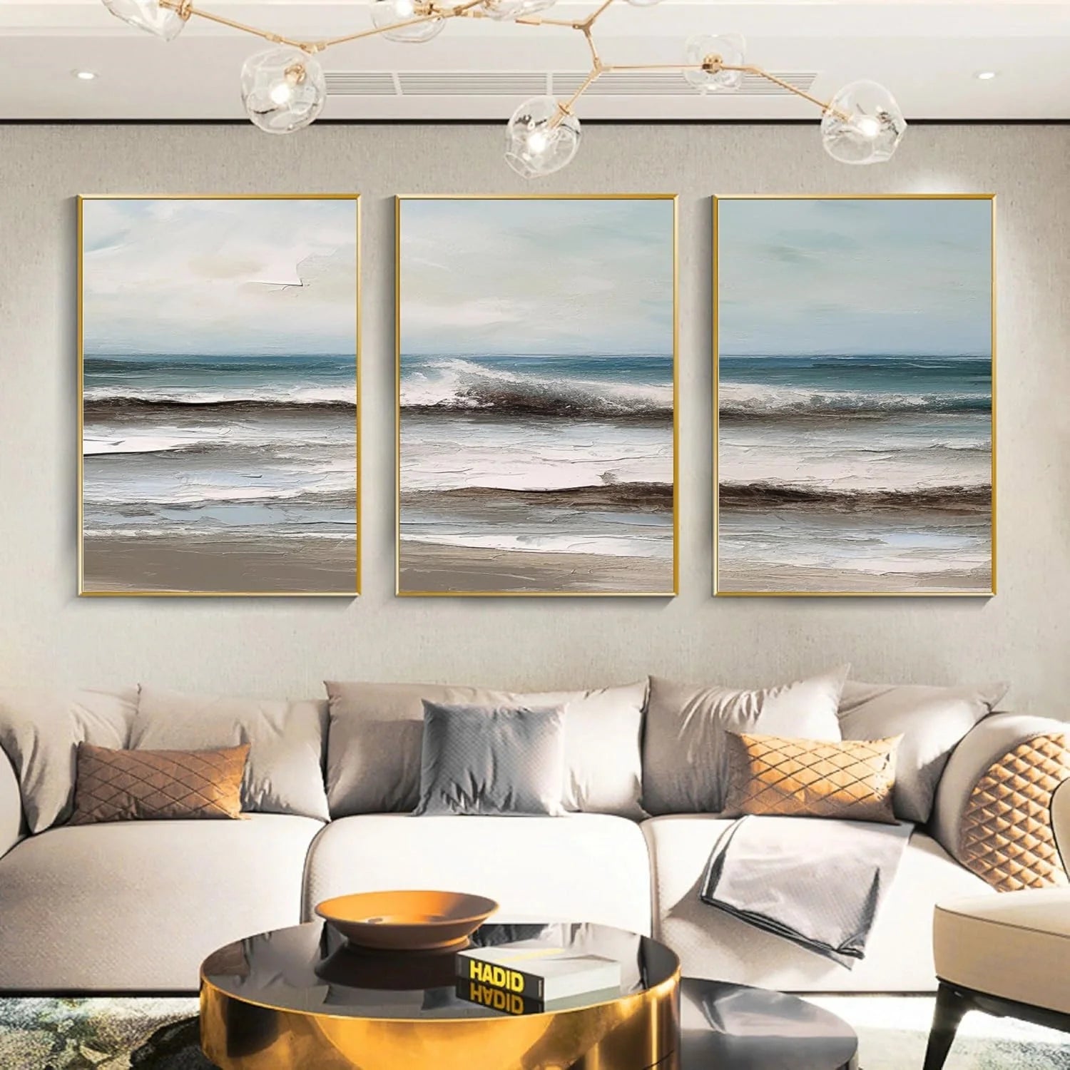 Sea & Sky Textured Art Set of 3 #SK109