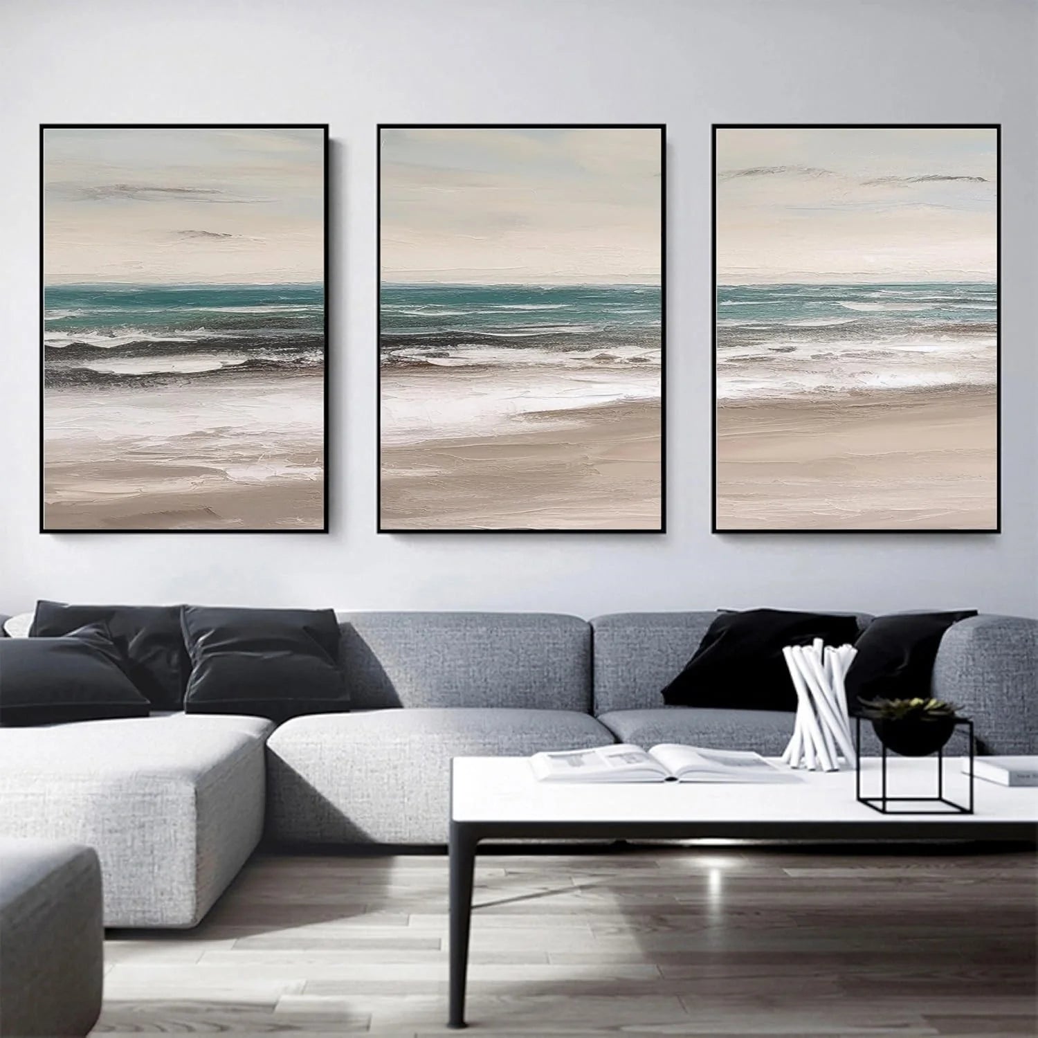 Sea & Sky Textured Art Set of 3 #SK108