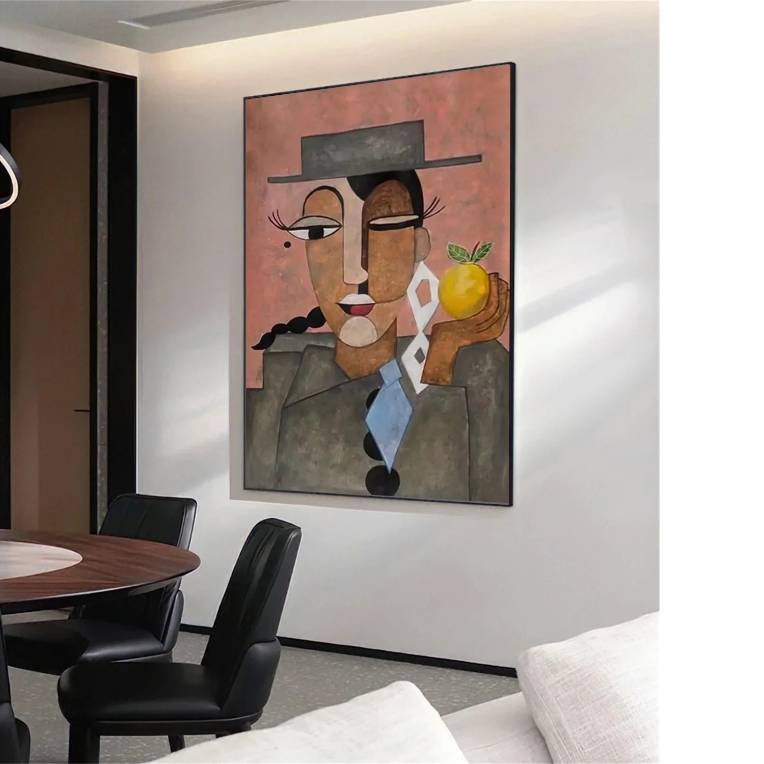 Abstract Portrait Colorful Painting #AB040