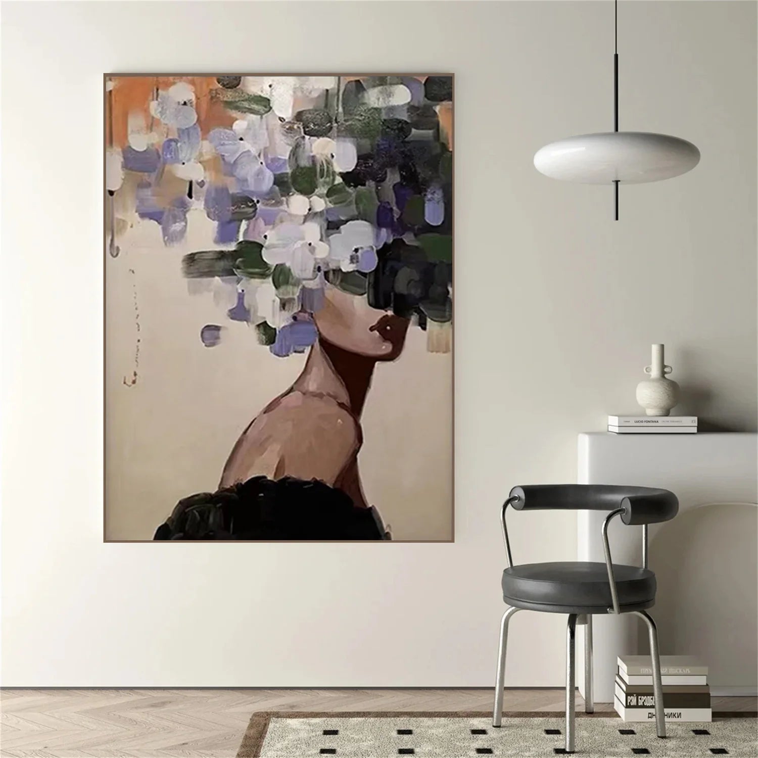 Abstract Portrait Colorful Painting #AB038