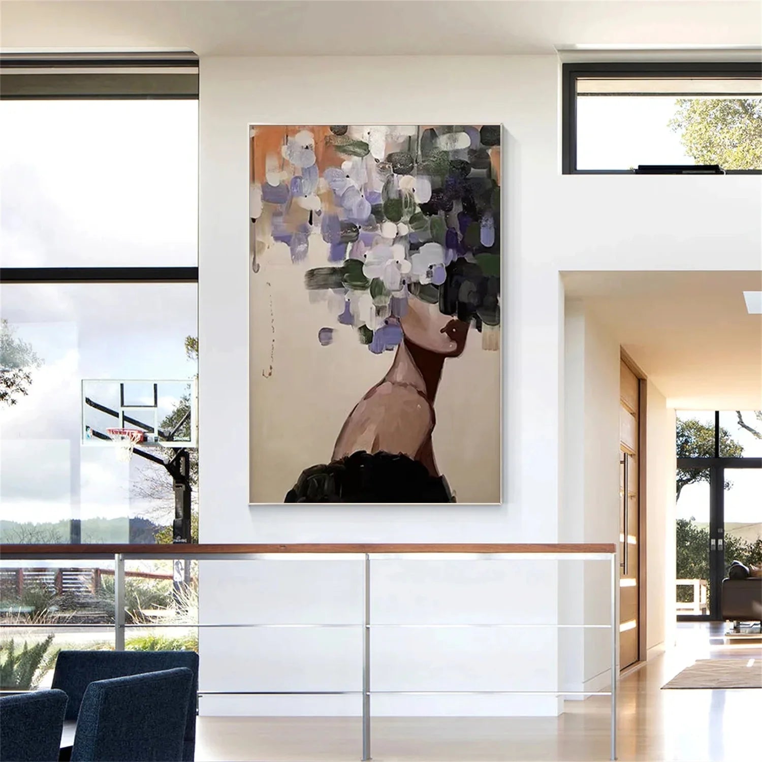 Abstract Portrait Colorful Painting #AB038