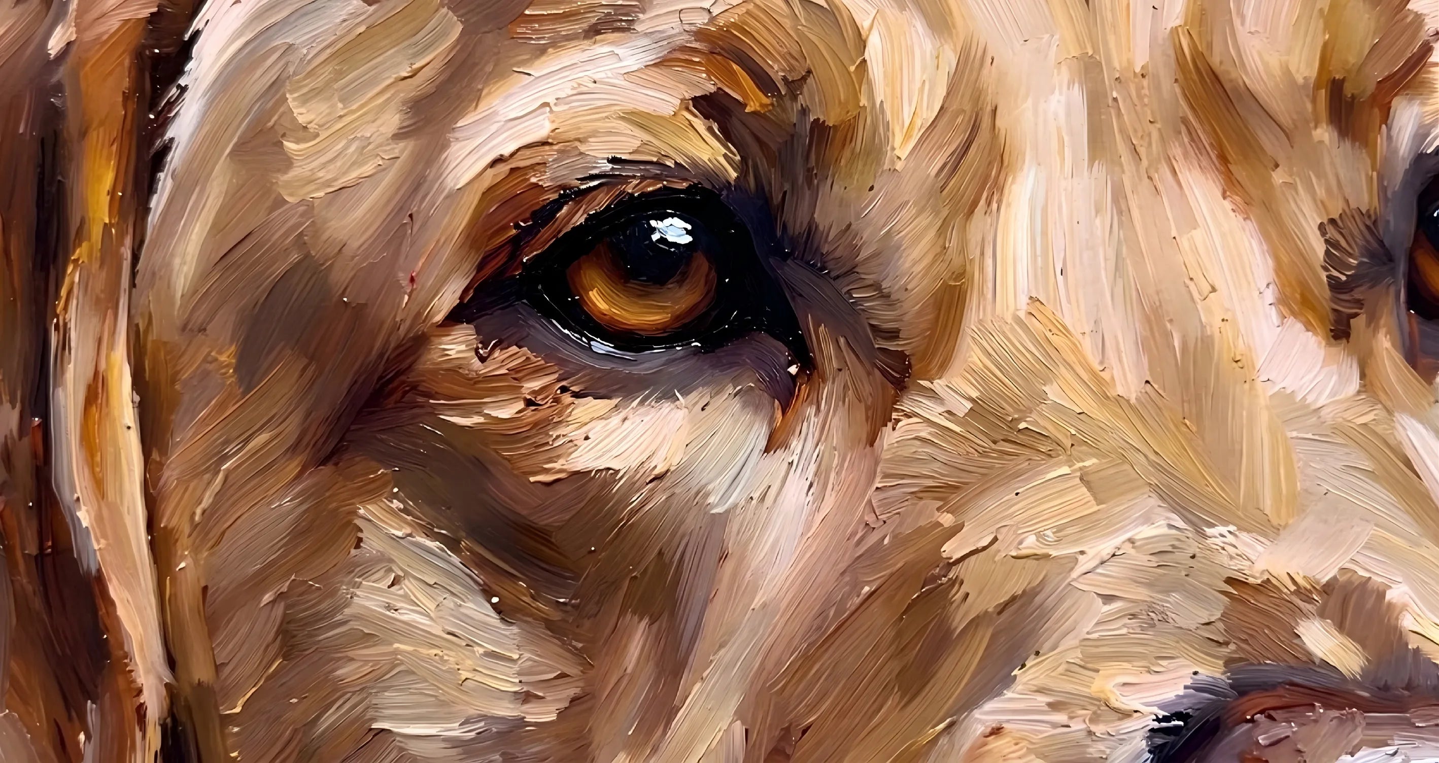 AEVART Custom Pet Oil Painting on Canvas