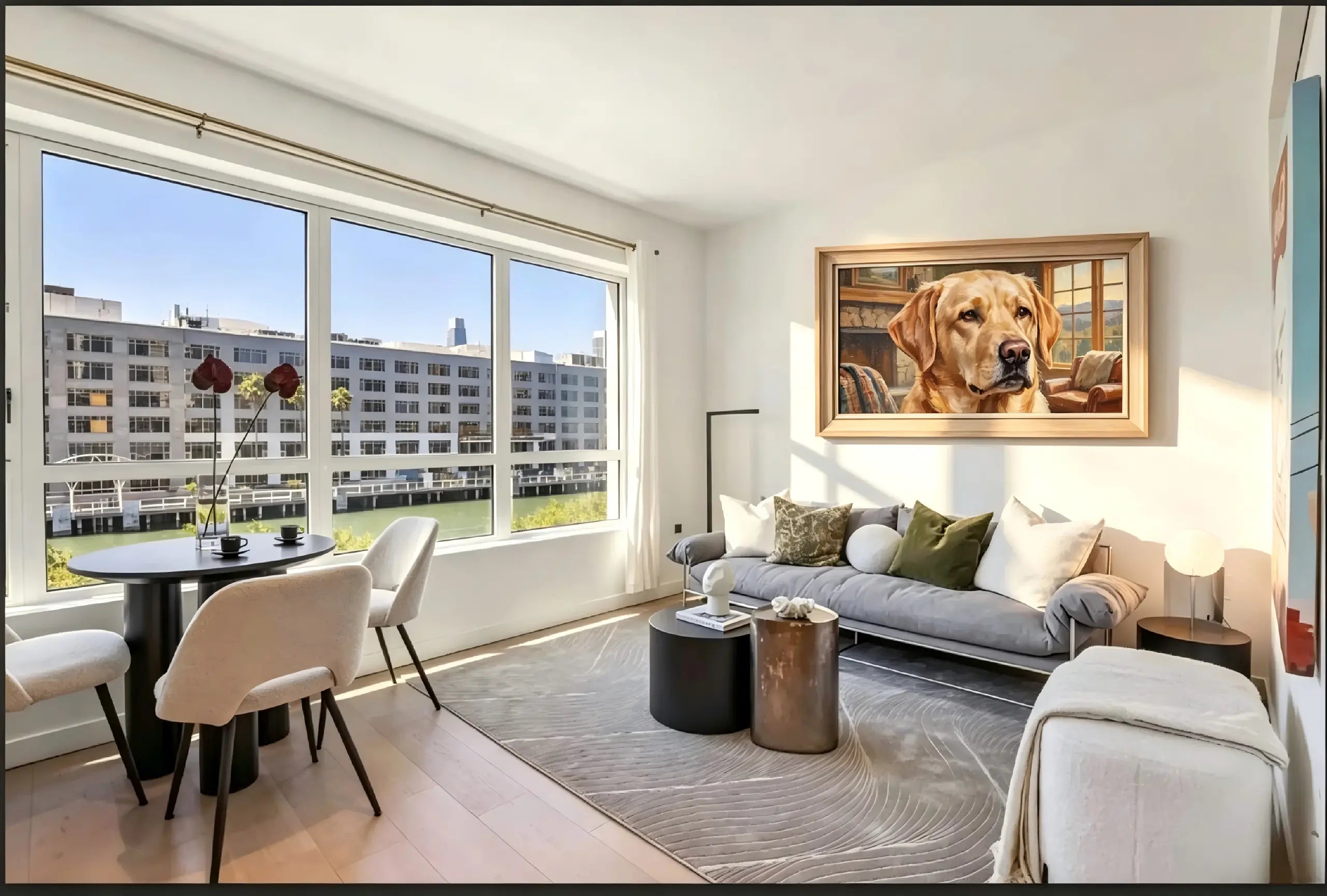 AEVART Custom Pet Oil Painting on Canvas