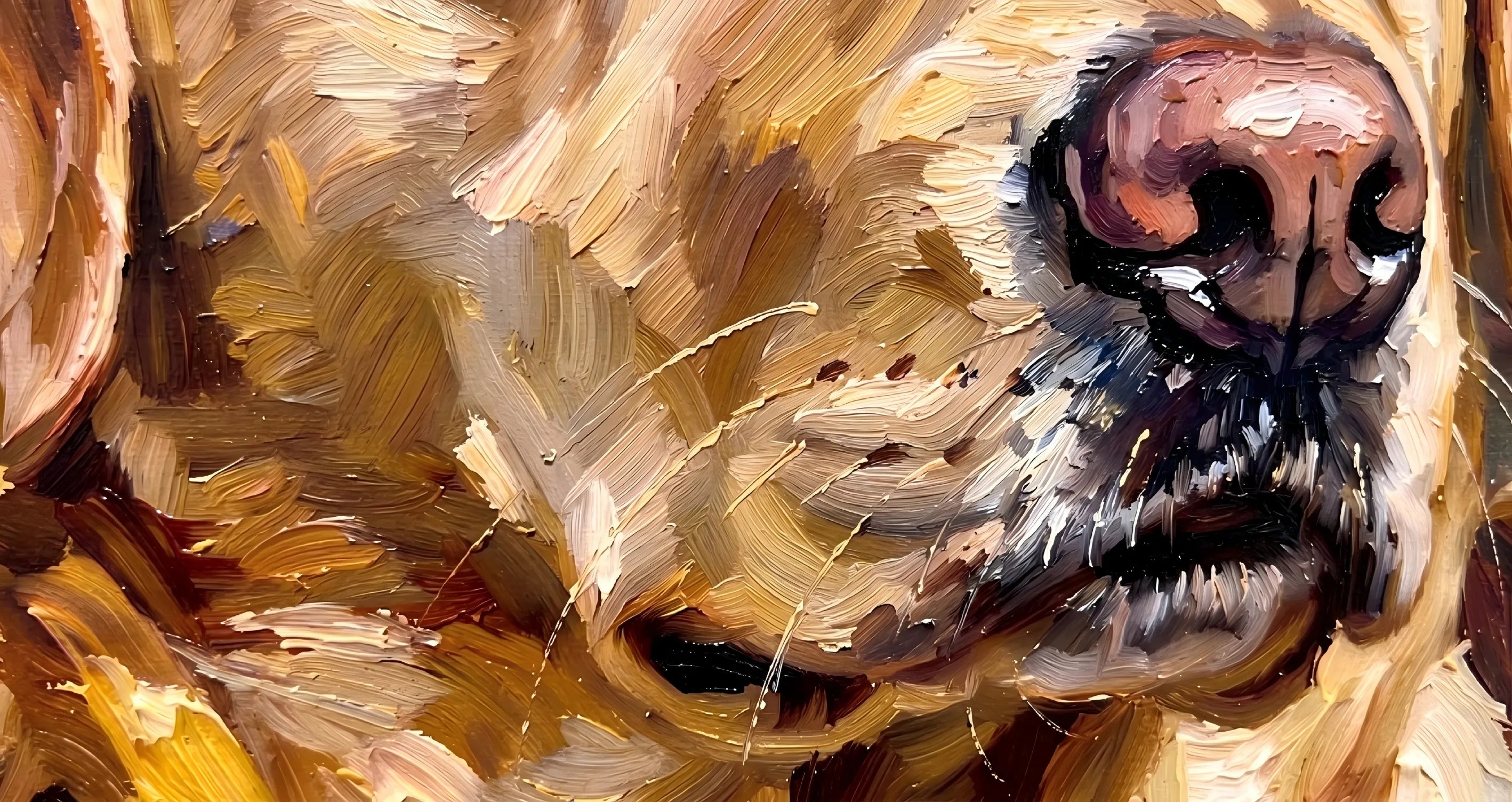 AEVART Custom Pet Oil Painting on Canvas
