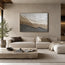 Beige & Gray Textured Wall Art for Living Room, Minimalist Wabi Sabi Abstract Painting #PMRLWXT0