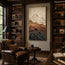 Earth Tone Textured Mountain Wall Art for Living Room, Wabi Sabi Abstract Landscape Painting #OCBT1ZFZ