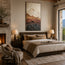 Earth Tone Textured Mountain Wall Art for Living Room, Wabi Sabi Abstract Landscape Painting #OCBT1ZFZ