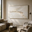 Ivory Wabi-Sabi Textured Abstract Wall Art for Living Room #WJJ782G9