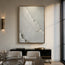 Warm Gray Textured Abstract Wall Art for Minimalist Living Room #EWMCOKKV