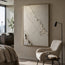 Warm Gray Textured Abstract Wall Art for Minimalist Living Room #EWMCOKKV