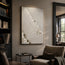 Warm Gray Textured Abstract Wall Art for Minimalist Living Room #EWMCOKKV