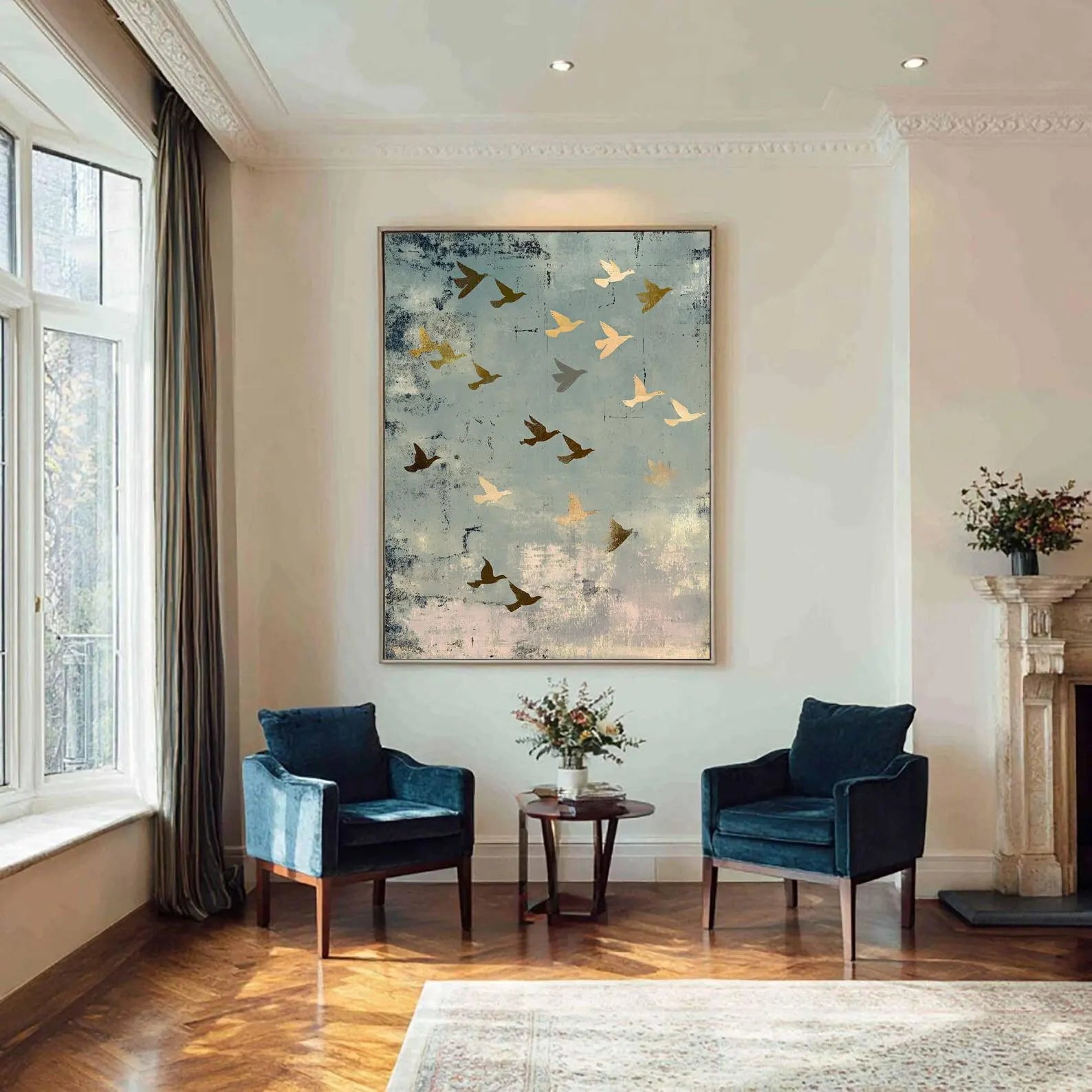 Animal Art Flying Birds Wall Decor#AM223