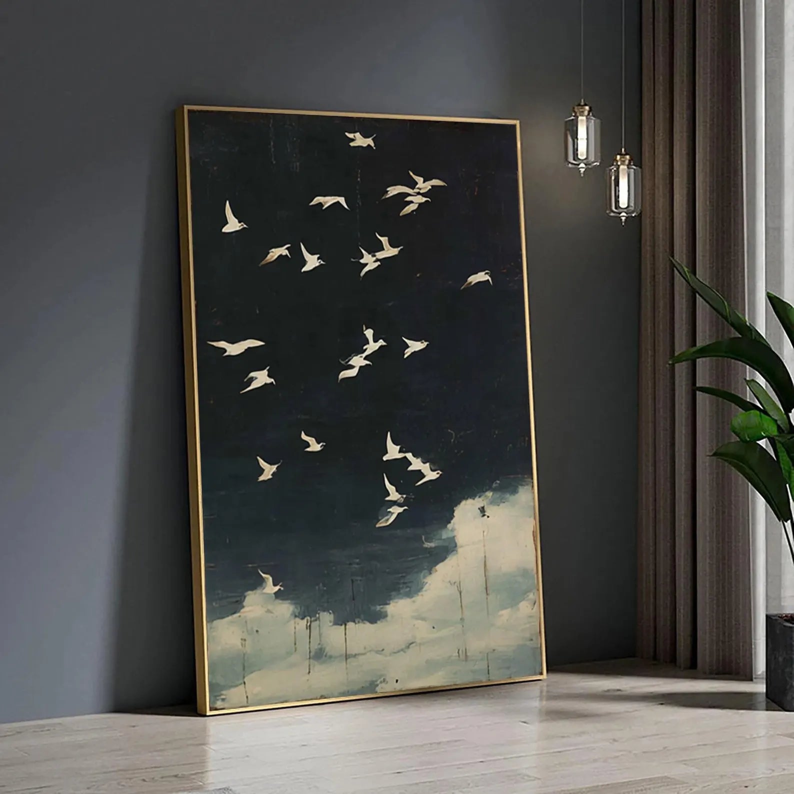 Animal Art Flying Birds Wall Decor#AM224
