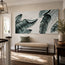 Still Canopy — Green 3D Textured Tropical Leaf Painting #QZXN7XHH