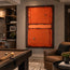 Ember Passage — Orange Textured Abstract Wall Art #4LNL973Z