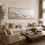 Neutral Textured Wall Art for Living Room, Beige Wabi Sabi Abstract Painting #8OA8766G