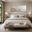 Neutral Textured Wall Art for Living Room, Beige Wabi Sabi Abstract Painting #8OA8766G