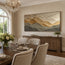 Beige Textured Wall Art for Living Room, Warm Wabi Sabi Abstract Landscape Painting #XHJVAZGO