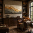 Beige Textured Wall Art for Living Room, Warm Wabi Sabi Abstract Landscape Painting #XHJVAZGO