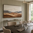 Neutral Ivory Textured Mountain Art for Living Room #2FBCO8LJ