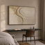 Warm Ivory Geometric Textured Wall Art for Living Room #ETYYEX1Q
