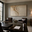 Warm Ivory Geometric Textured Wall Art for Living Room #ETYYEX1Q