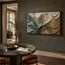 Sage Green and Beige Textured Wave Art for Living Room #YWPVRZDP