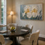 Monet-Inspired Ivory and Blue Floral Art for Living Room #52U8M01T