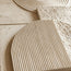 Warm Beige Geometric Textured Wall Art for Modern Living Room #CSQMAZV1
