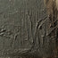 Muted Gray-Blue Textured Wall Art, Wabi Sabi Abstract Landscape Painting for Living Room #UIDCT1RR