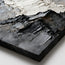 Neutral Textured Mountain Wall Art for Living Room, Beige Black Wabi Sabi Landscape Painting #5TVPD4E4