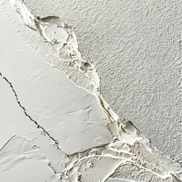 Warm Gray Textured Abstract Wall Art for Minimalist Living Room #EWMCOKKV