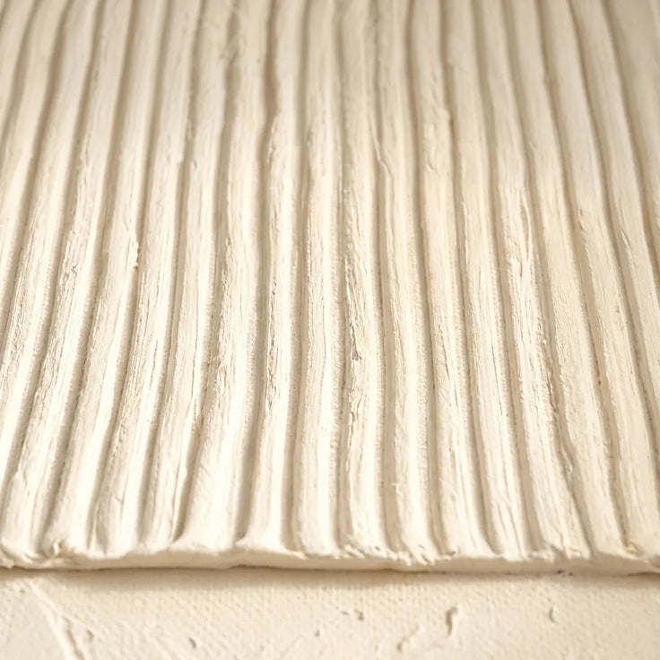 Warm Cream Minimalist Geometric Textured Wall Art for Living Room #AAPCEVVI